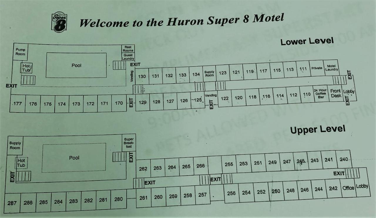ซูเปอร์ 8 บาย วินด์แฮม ฮูรอน Hotel Huron ภายนอก รูปภาพ